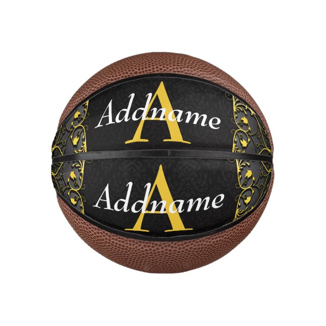 Add your name and initial mini basketball (Front)