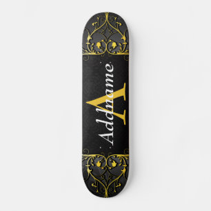 Add your name and initial skateboard