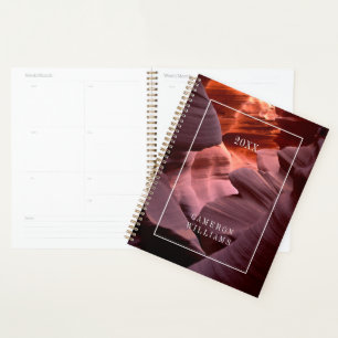 Add Your Name Antelope Canyon Formations Planner