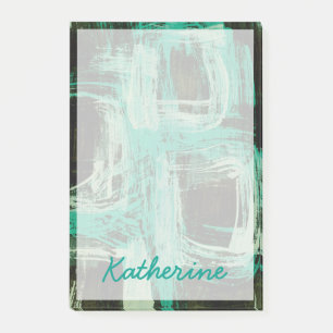 Add Your Name   Aquamarine Windows I Post-it Notes