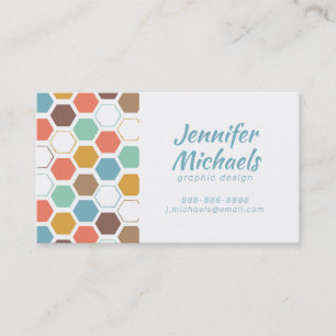Add Your Name   Bee Hive Module Pattern Business Card