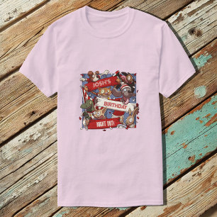 Add Your Name Birthday Night Out Animal Fans T-Shirt