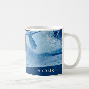 Add Your Name   Blue Amore II Coffee Mug
