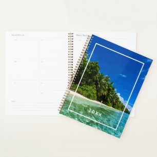 Add Your Name   Blue Waters Of A Tropical Beach Planner
