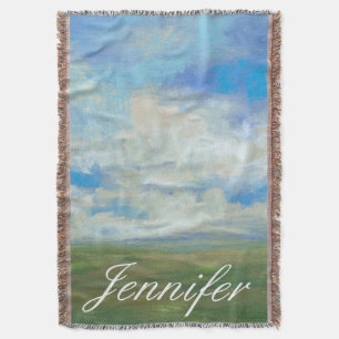 Add Your Name   Bright Day I Throw Blanket