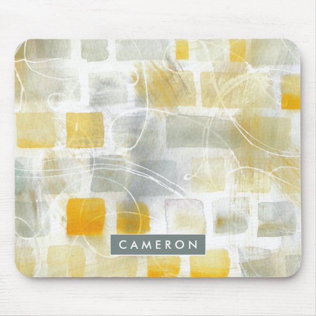 Add Your Name | Caracalla I Abstract Print Mouse Mat (Front)