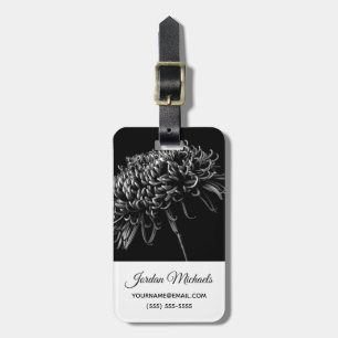 Add Your Name Chrysanthemum Luggage Tag