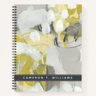 Add Your Name Citron Mist Notebook