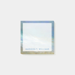 Add Your Name   Coastal Clouds Post-it Notes
