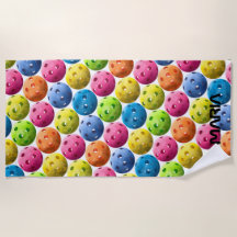 Add Your Name - Colorful Pickleballs -