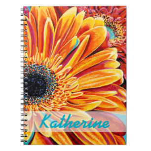 Add Your Name   Colour Bursts II Notebook