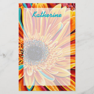Add Your Name   Colour Bursts II Stationery