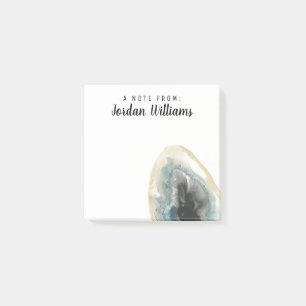 Add Your Name   Cropped Geodes III Post-it Notes