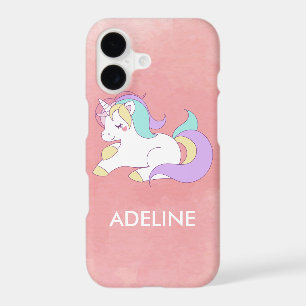 Add Your Name Cute Magical Unicorn Personalised