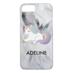 Add Your Name Cute Magical Unicorn Personalised iPhone 8/7 Case