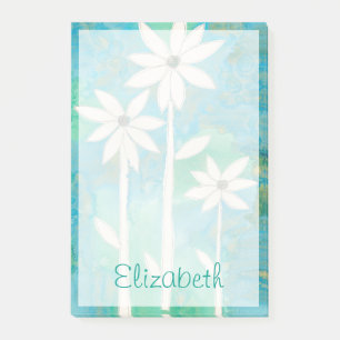 Add Your Name Dainty Daisies II Post-it Notes