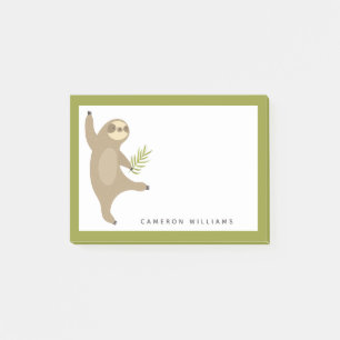 Add Your Name   Dancing Sloth   Why Not? Post-it Notes