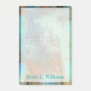 Add Your Name Deja Blue Post-it Notes