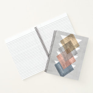 Add Your Name Diamond Align I Notebook