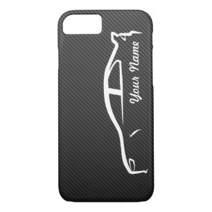 Add your name - Evolution X with Faux Carbon Fibre iPhone 8/7 Case