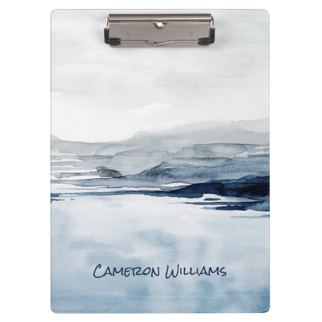 Add Your Name | Faded Horizon II Clipboard (Front)
