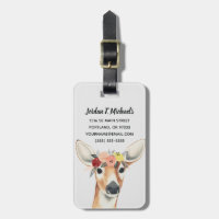 Add Your Name | Flower Crown Forester Deer