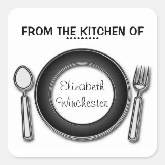 Add Your Name Food Gift Stickers