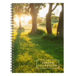 Add Your Name   Garden Of Eden Oak Trees Notebook