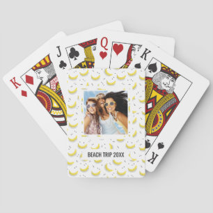 Add Your Name   Geometric Bananas Playing Cards