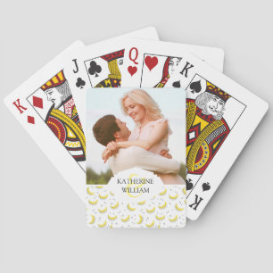 Add Your Name   Geometric Bananas Playing Cards