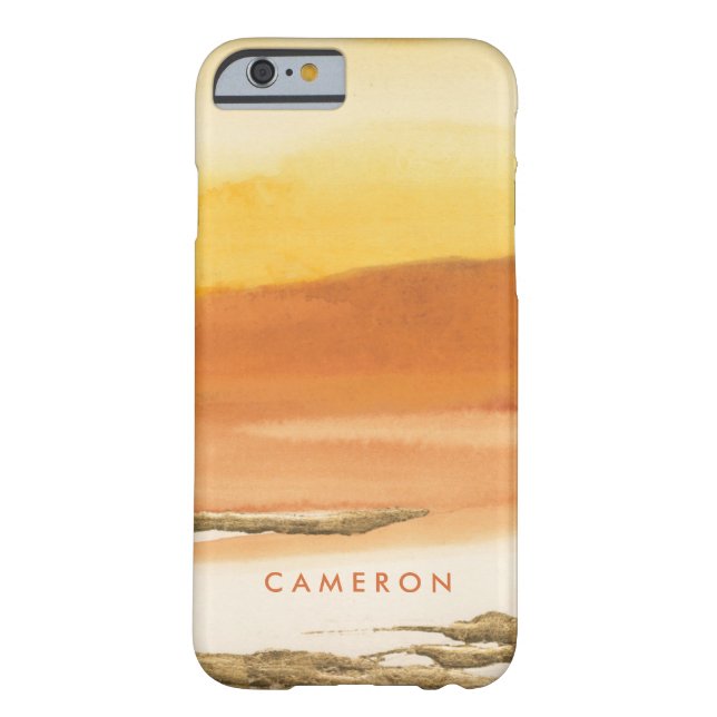 Add Your Name | Gilded Amber Case-Mate iPhone Case (Back)