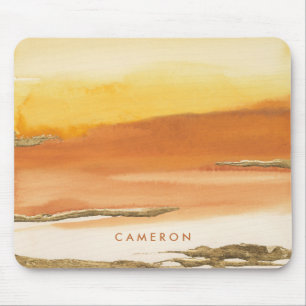 Add Your Name   Gilded Amber Mouse Mat