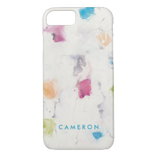 Add Your Name   Glitterati I Abstract Print iPhone 8/7 Case