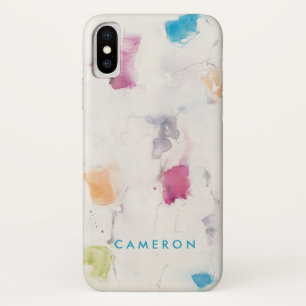 Add Your Name   Glitterati I Abstract Print iPhone X Case