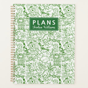 Add Your Name   Green Biology Pattern Planner