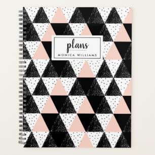 Add Your Name   Hand Drawn Triangle Geometric Planner