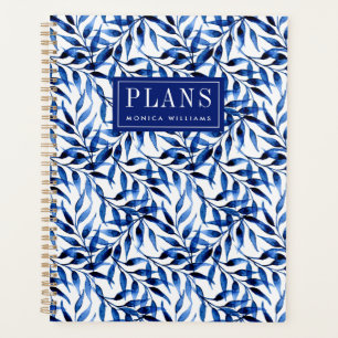 Add Your Name Hand Painted Watercolor Ink Planner