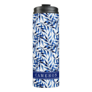 Add Your Name Hand Painted Watercolor Ink Thermal Tumbler