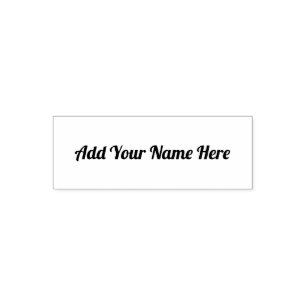 Add your name here customisable stamp