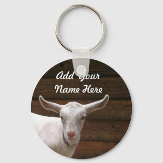Add Your Name Here Goat Keychain