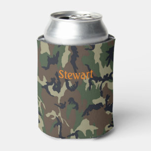 Add Your Name Hunters Camo  Can Cooler