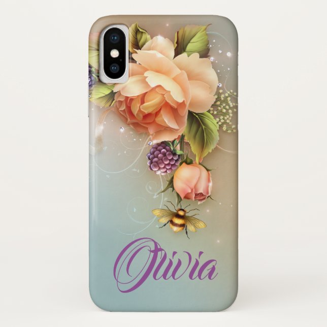Add Your Name -  iPhone X Case (Back)