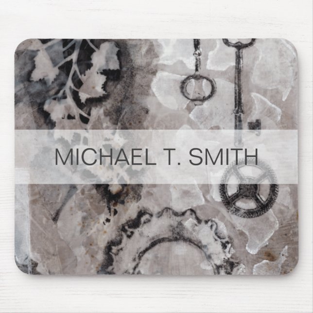 Add Your Name | Juxtaposition II Mouse Mat (Front)