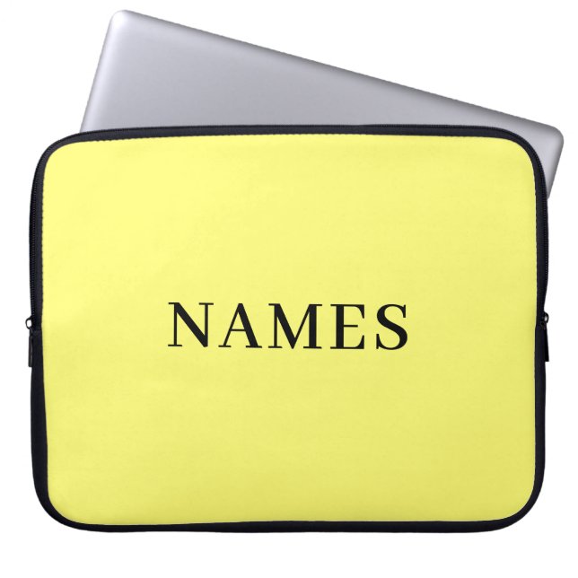 Add Your Name Laptop Sleeve (Front)