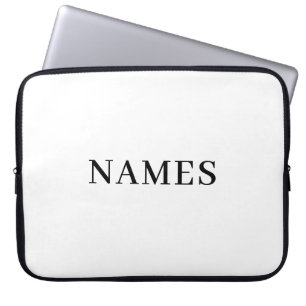 Add Your Name Laptop Sleeve