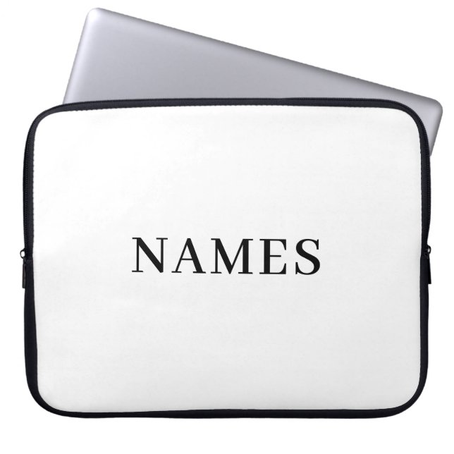 Add Your Name Laptop Sleeve (Front)