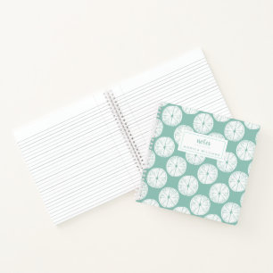 Add Your Name Let's Taco About Love Teal Lime Notebook