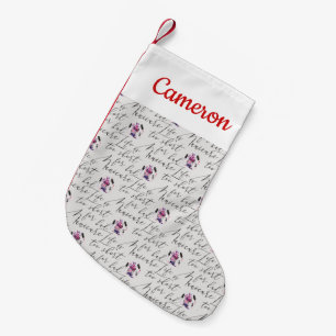 Add Your Name Life Is Too Short For A Bad Manicu Small Christmas Stocking