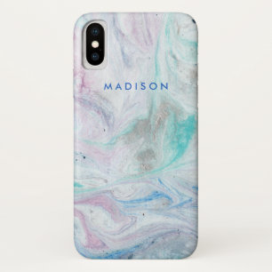 Add Your Name Marble I iPhone X Case