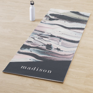 Add Your Name   Marbling V Crop Yoga Mat